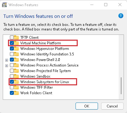 Windows Features