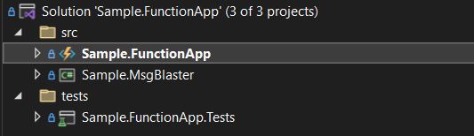 Project Structure for Function App